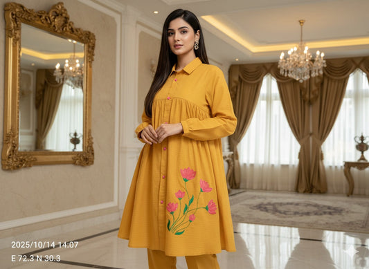 SunGlow Lawn Suit – Orange Radiance 🧡✨